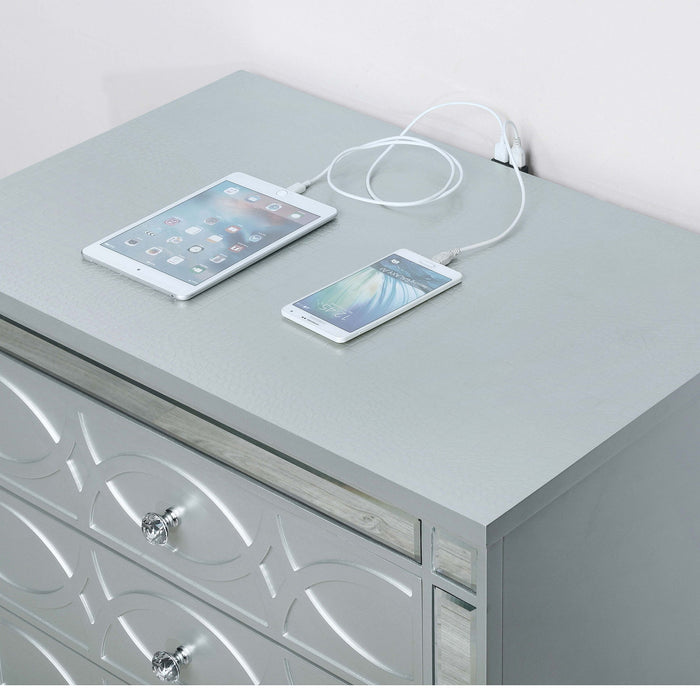 Menlo - 2 Drawer Nightstand - Gray