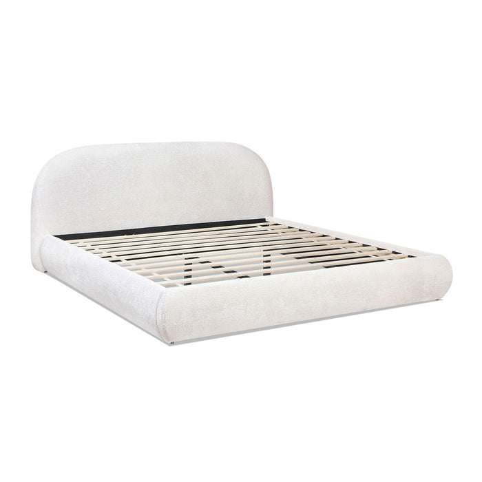 Archie Puffy Grounded - Upholstered Platform Bed