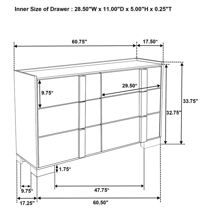 Lincoln - Bedroom Set With LED Lighting