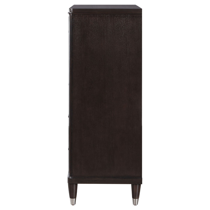Niguel - 5 Drawer Chest Storage Furniture - Brown