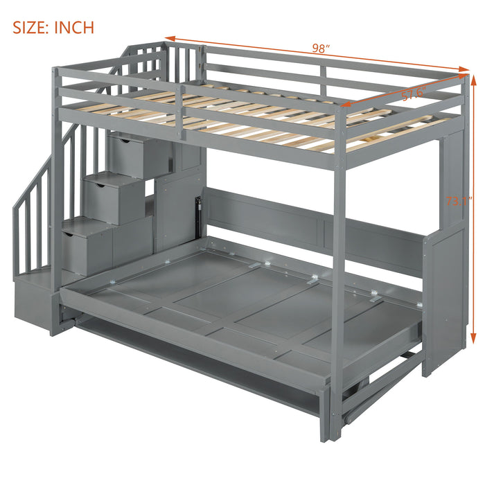 Murphy Bed With Smart Hydraulic System And Desk Design