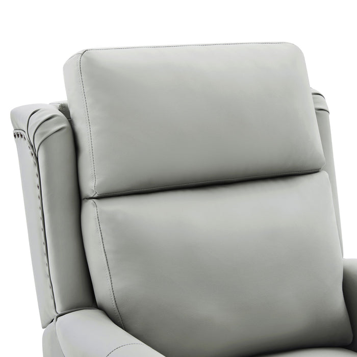 Manual Recliner Swivel Rocking Chair With 8 Point Massage And Heating