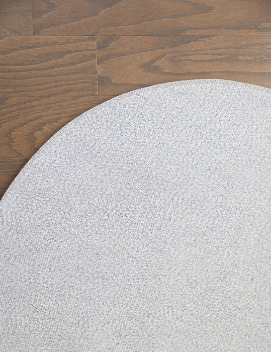 Rabbit - 41" X 41" Washable Non - Slip Round Rug, Elegant Design - Ivory Multi