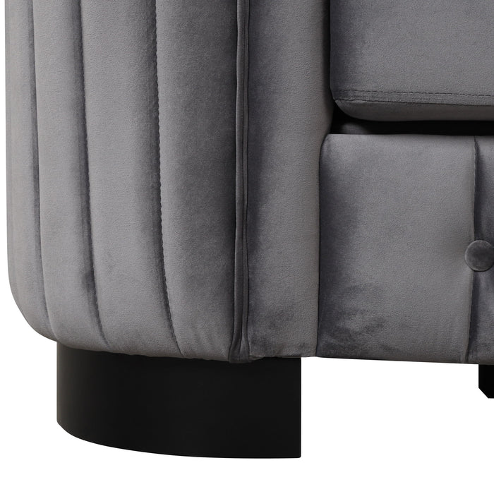 Sofa With Thick Removable Seat Cushion, 3 Seater