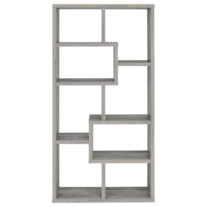 Lawton - 7 Shelf Bookshelf - Driftwood