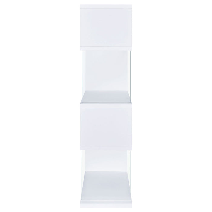 Elias - 4 Shelf Bookshelf With Zigzag Design