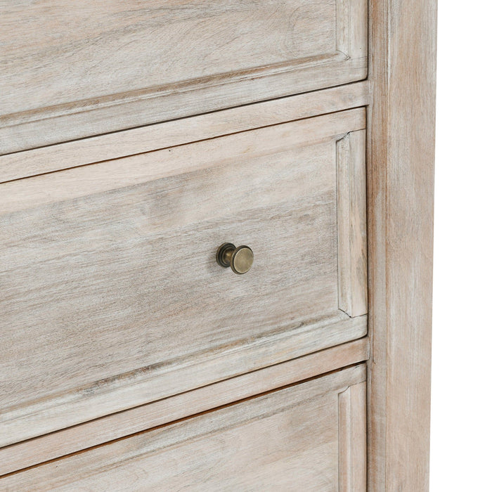 Adelaide - 9 Drawer Dresser - Natural Cream Wash