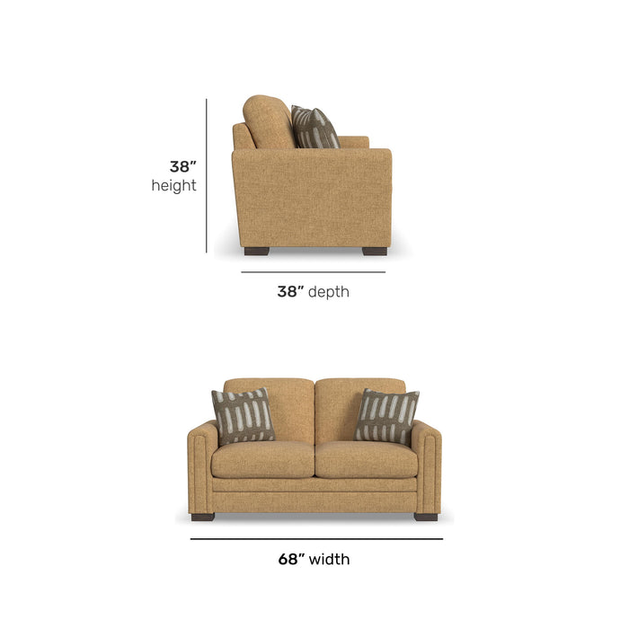 Rudy - Loveseat For Living Room