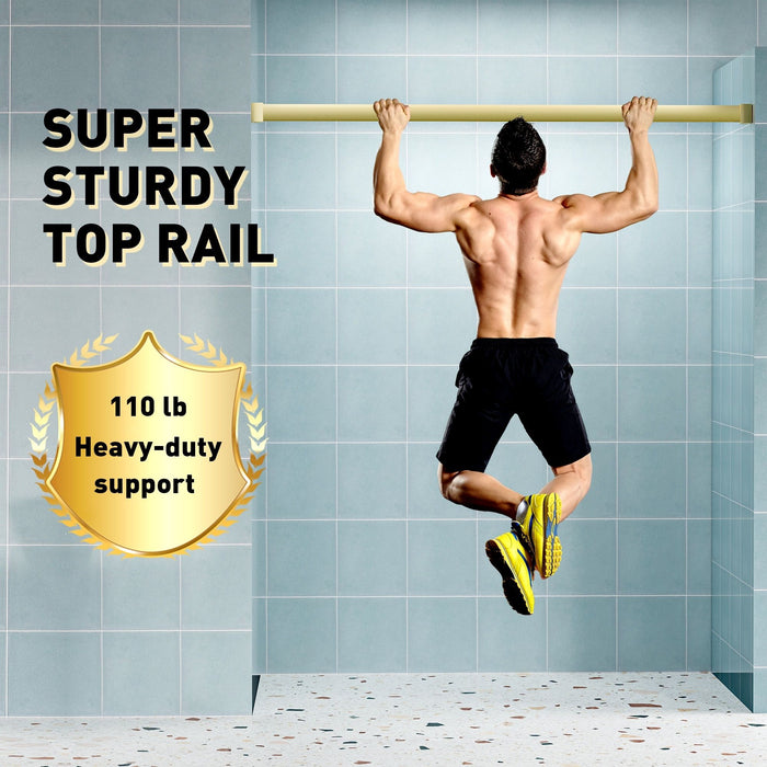 Frameless Soft-Closing Shower Door, 1/4" (6 Mm) Tempered Glass Single Sliding With Explosion Proof Coating