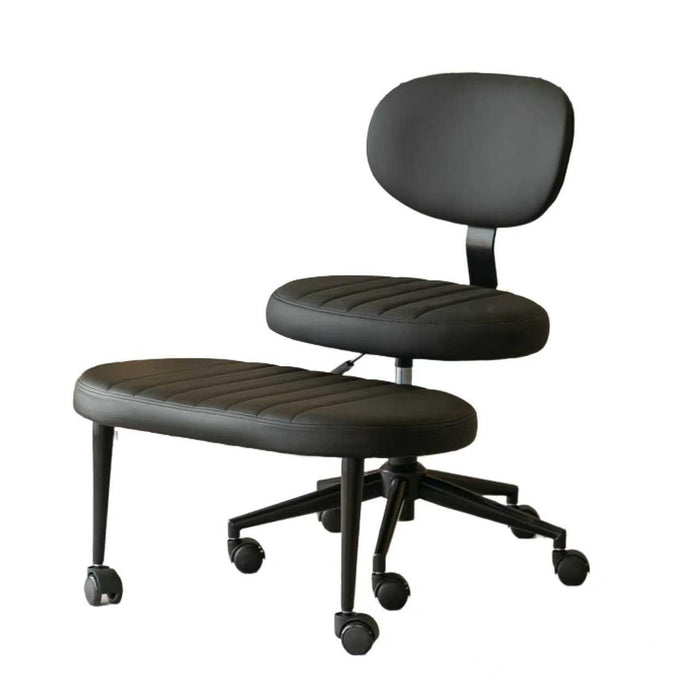 Ergonomic Cross Legged Office Chair With Back Support