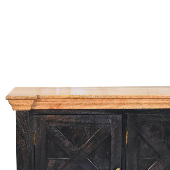 Regal - Rustic Sideboard - Black