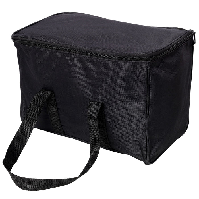 Heavy Duty 12V Air Compressor, Tire Inflator With Pressure Gauge, Compact Size - Black / Orange