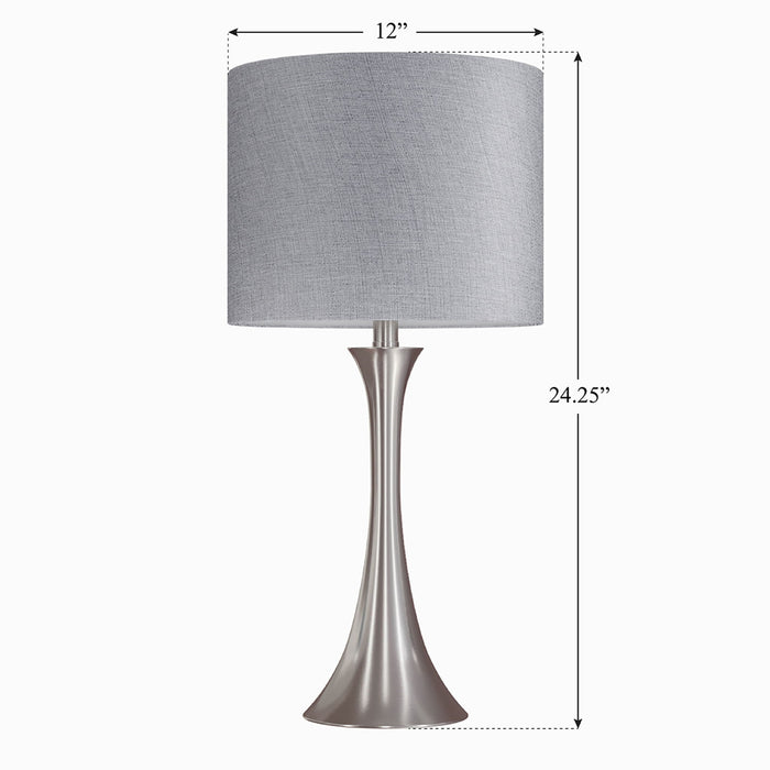 Lenuxe - Contemporary Semi Gloss Table Lamp (Set of 2)