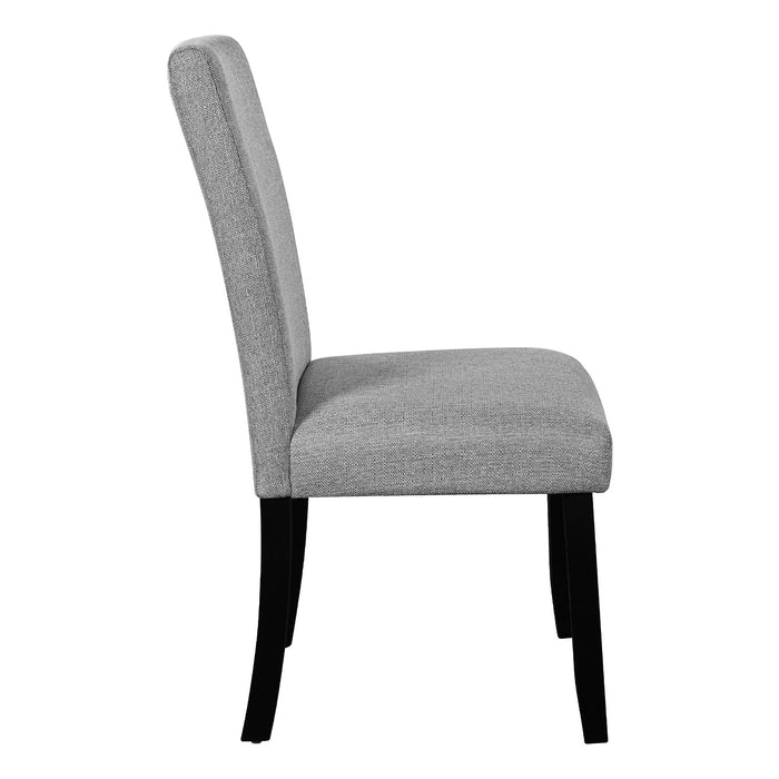 5 Piece Round Dining Table Set, Modern Table And 4 Upholstered Chairs For Dining Room