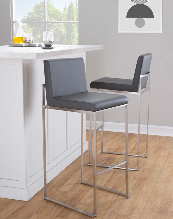Fuji - Contemporary And Modern Elegance High Back Barstool