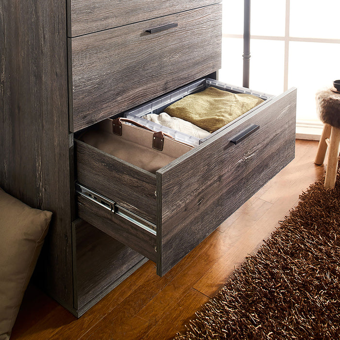 Oliver - Farmhouse Jumbo Chest With 4 Drawer Storage
