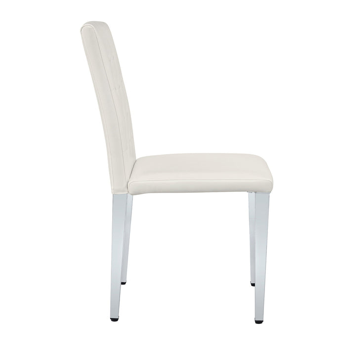 Dining Chairs With Ergonomic Buckle Backrest For Home