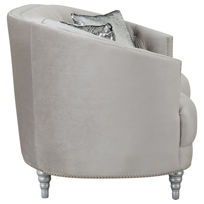 Colby - Loveseat With Tufted Design - Gray