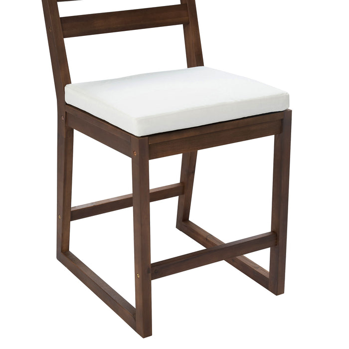 Patio Bar Set With Ergonomic Chairs