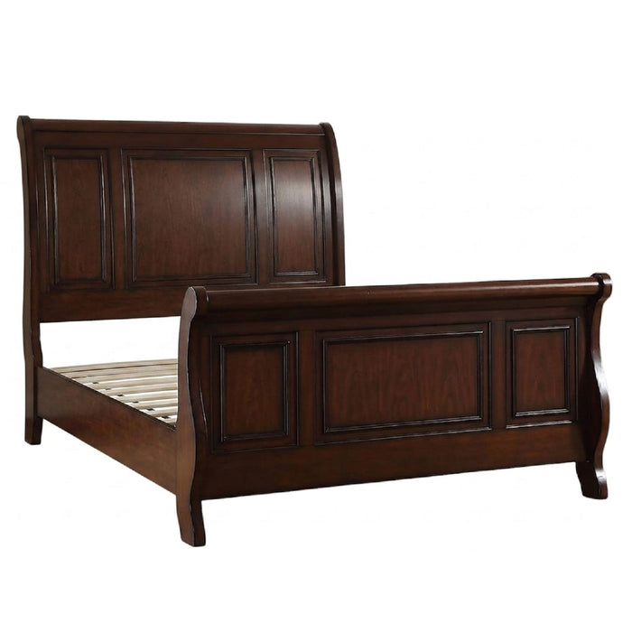 Bed With 2 Panel Headboard And Footboard