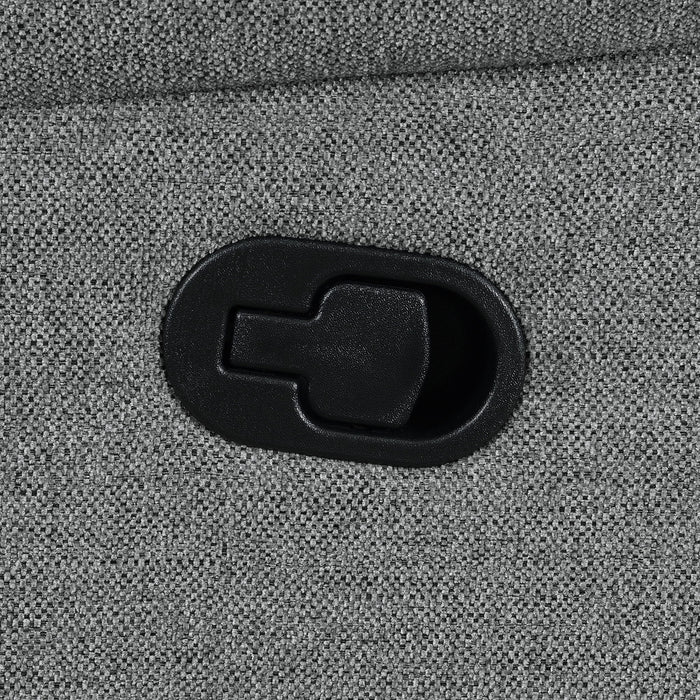 Aaron - 3 Piece Upholstered Sectional - Smoke