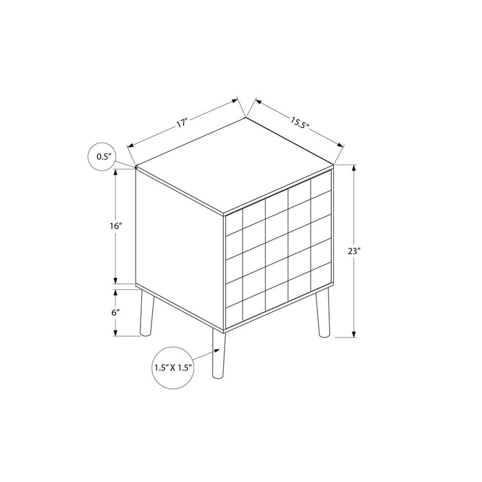 Modern Accent Table With Storage