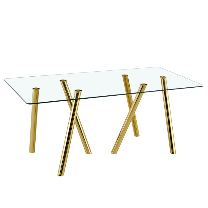 Dining Table With Transparent Surface