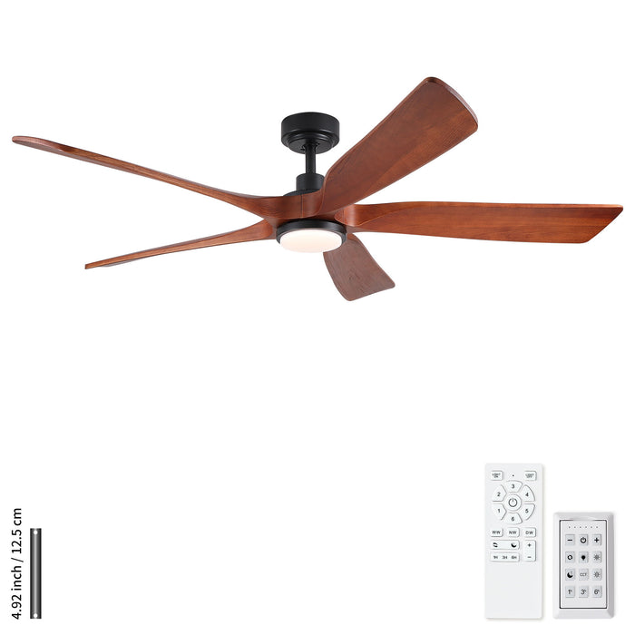 Ceiling Fan With Light And Remote Control