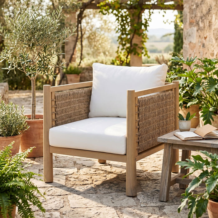 Modern Patio Chair With Armrests