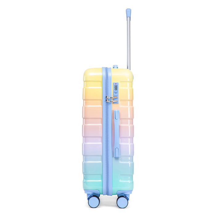 Luggage Set 20" /24" /28" With Combination Lock And Silent Wheels