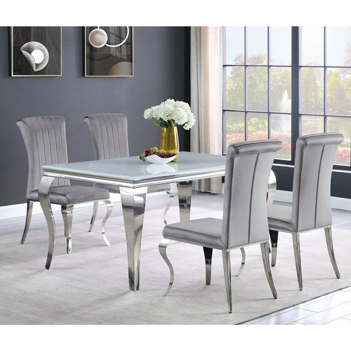 Elegant Upholstered Side Chairs (Set of 4)