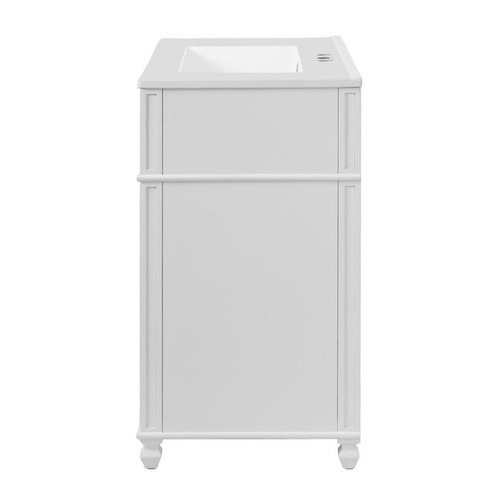 Bathroom Vanity Cabinet With Sink, Soft Close Doors With Door Organizer