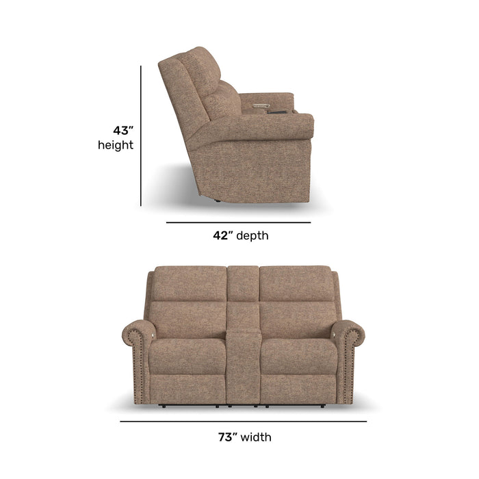 Bernard - Loveseat With Nailhead Trim