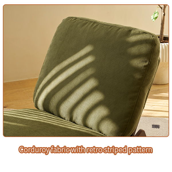 Comfortable High-Quality Upholstery Glider Rocking Chair