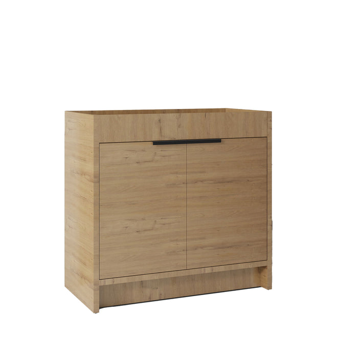 Freestanding Bathroom Vanity Cabinet With Soft Close Doors, Cabinet Only