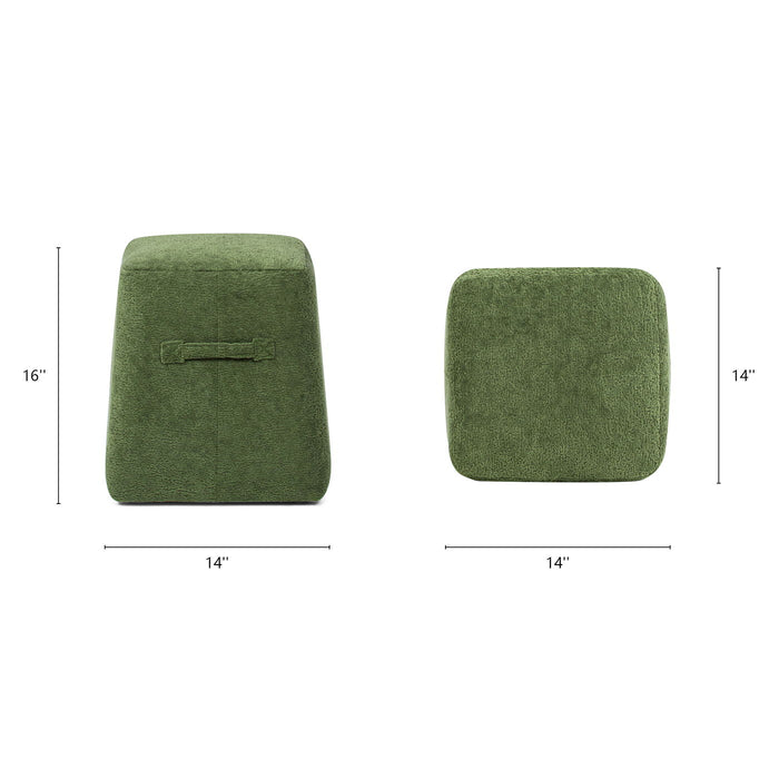 Clyde - Tapered Square Upholstered Ottoman