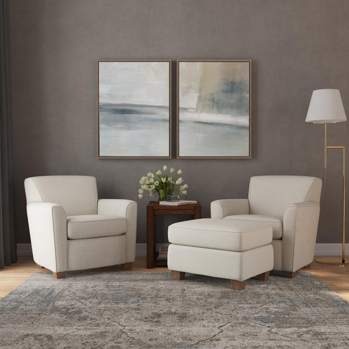 Kingman - Fabric Ottoman