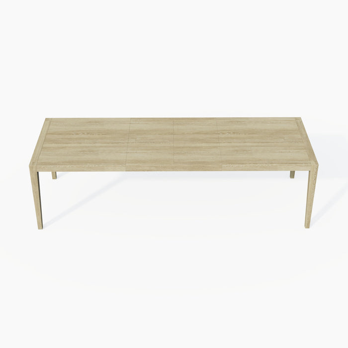 Adeline - Rectangular Dining Table With Leaves - Natural Wood Wash