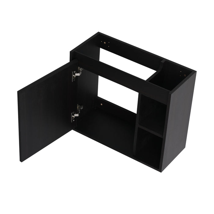 Wall Mounted Bathroom Vanity With Sink, Soft Close Door