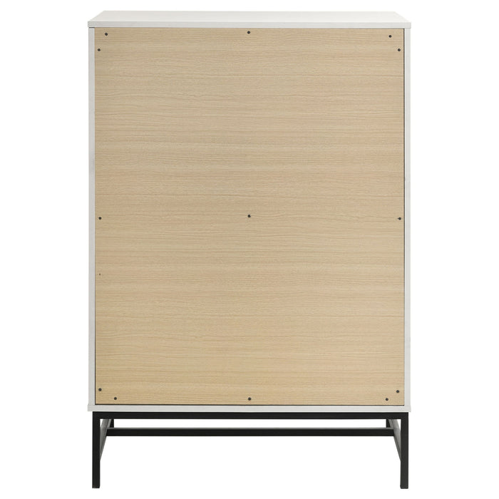 Taraval - 4 Drawer Chest - White
