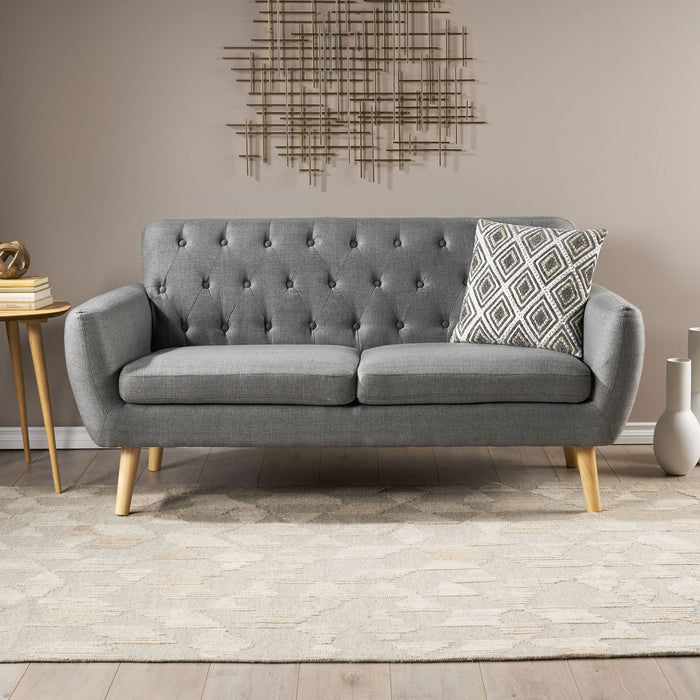 Mid - Century Tufted Loveseat