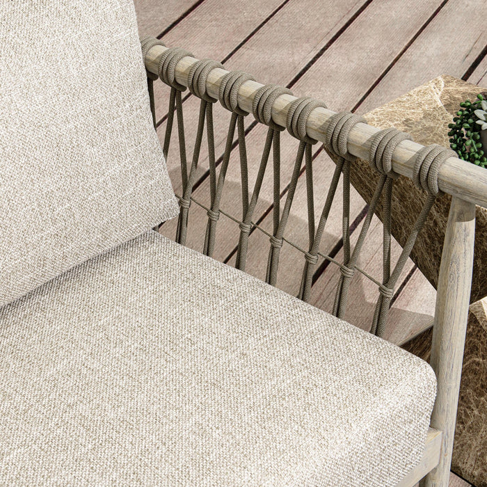 Leo - Outdoor Accent Chair - Taupe