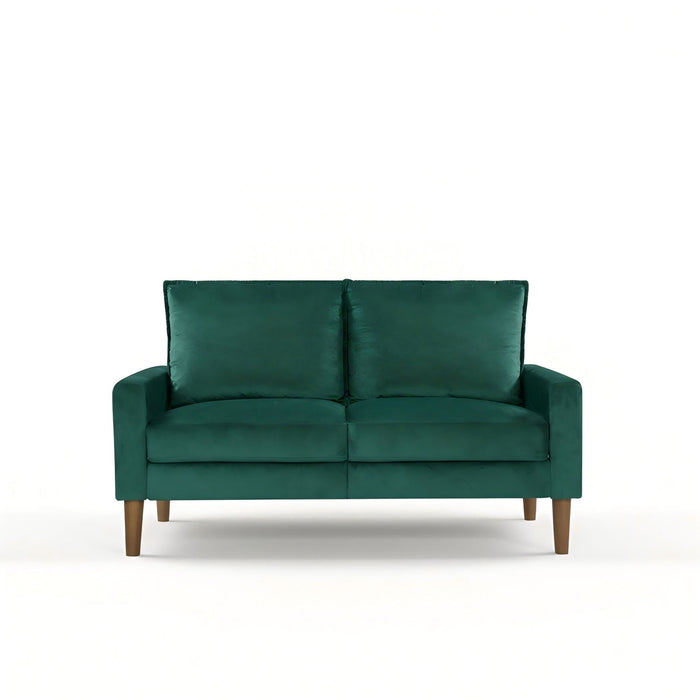 Upholstered Loveseat Sofa, 2 Seater Couch For Living Room Apartment