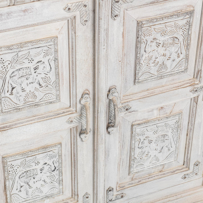 Arish - 4 Door Breakfront Cabinet - Heritage Cream