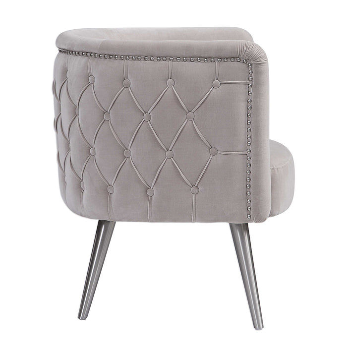 Haider - Tufted Accent Chair - Beige