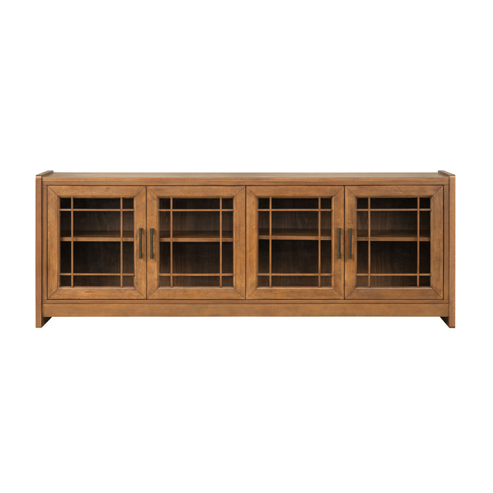 Lincoln - Entertainment Base - Warm Walnut