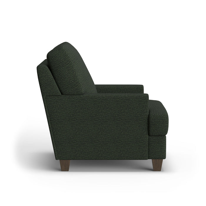 Moxy - Fabric Chair, Straight Track Arms