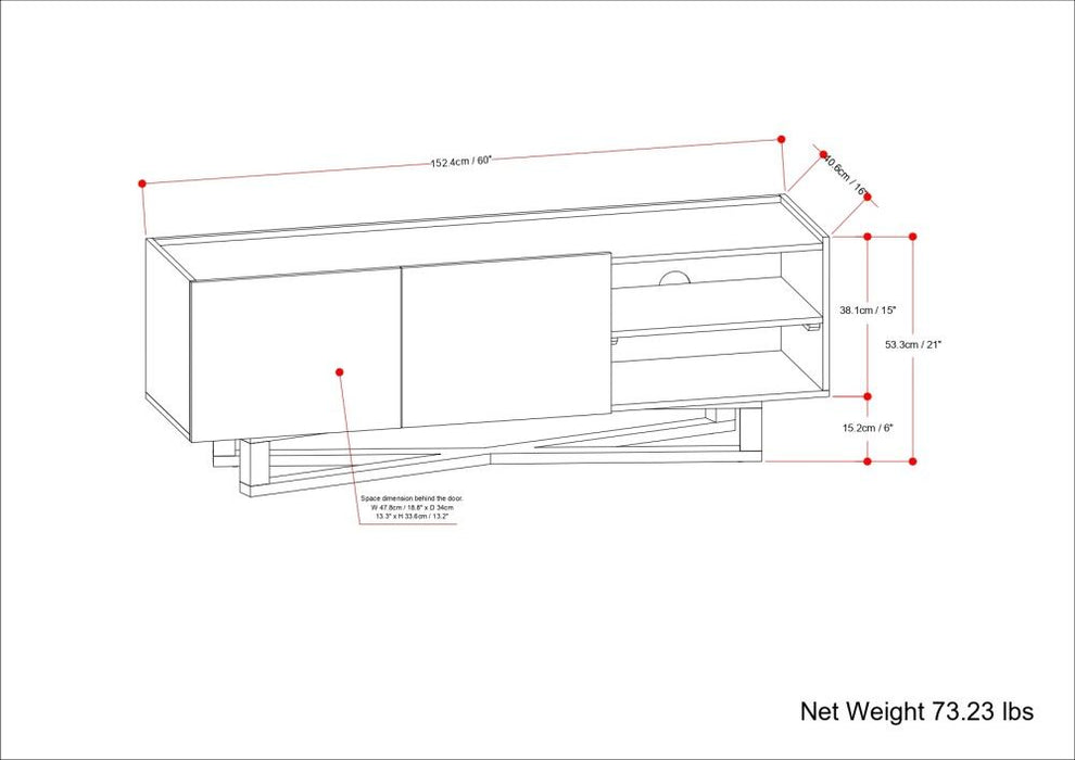 Harrow - TV Media Stand - Natural