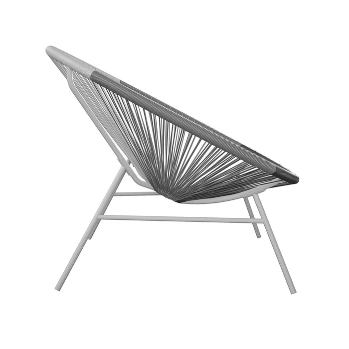 Indoor / Outdoor Lounge Chair (Set of 2) - Dark Gray