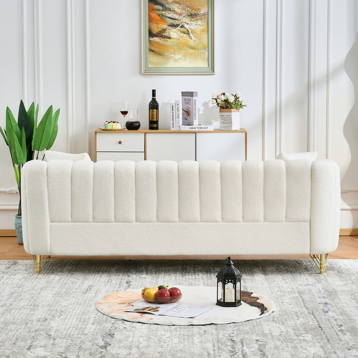 Oversized Sofa, Deep Tufted Couch